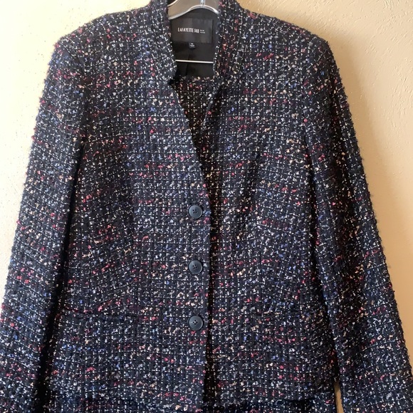 Lafayette 148 size 14 Wool blend tweed skirt suit - Picture 2 of 9